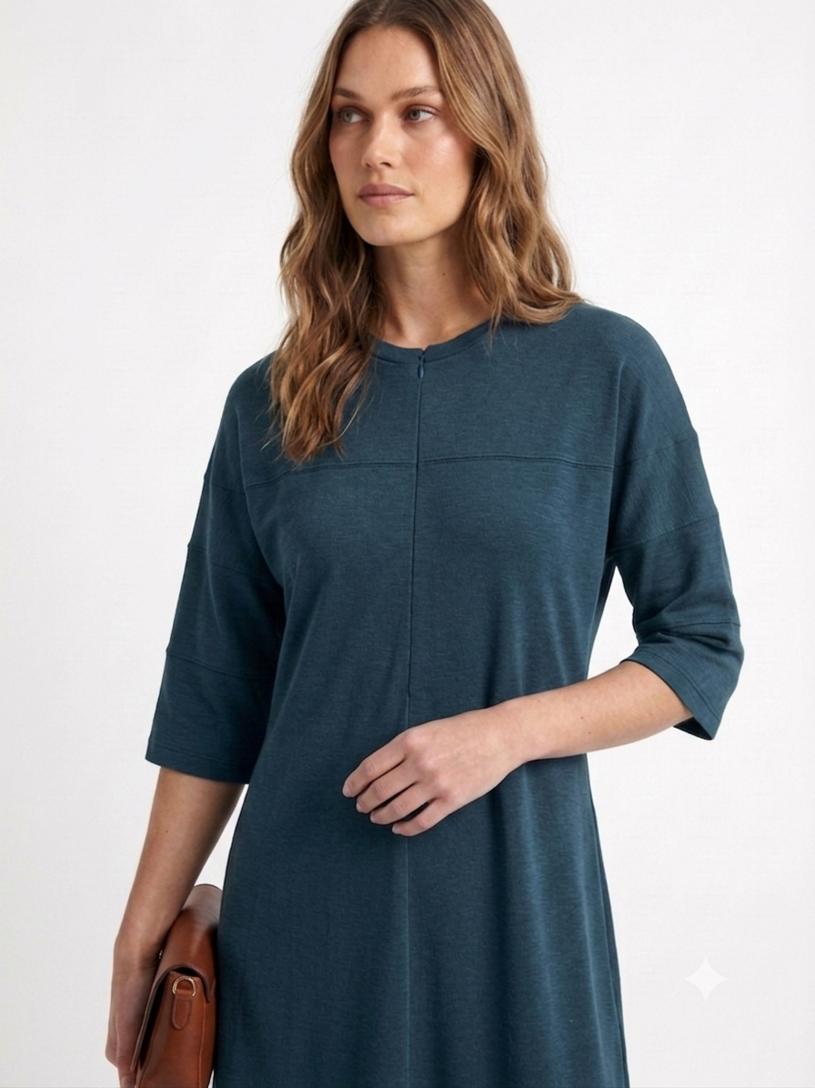 Core Basic Dress - Teal