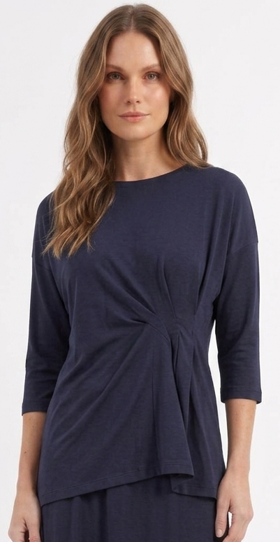 Basic stitch T-Shirt - Navy