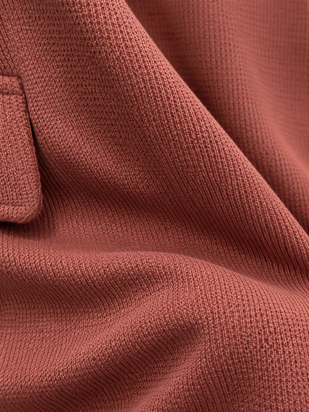 A-line pique dress - Brown