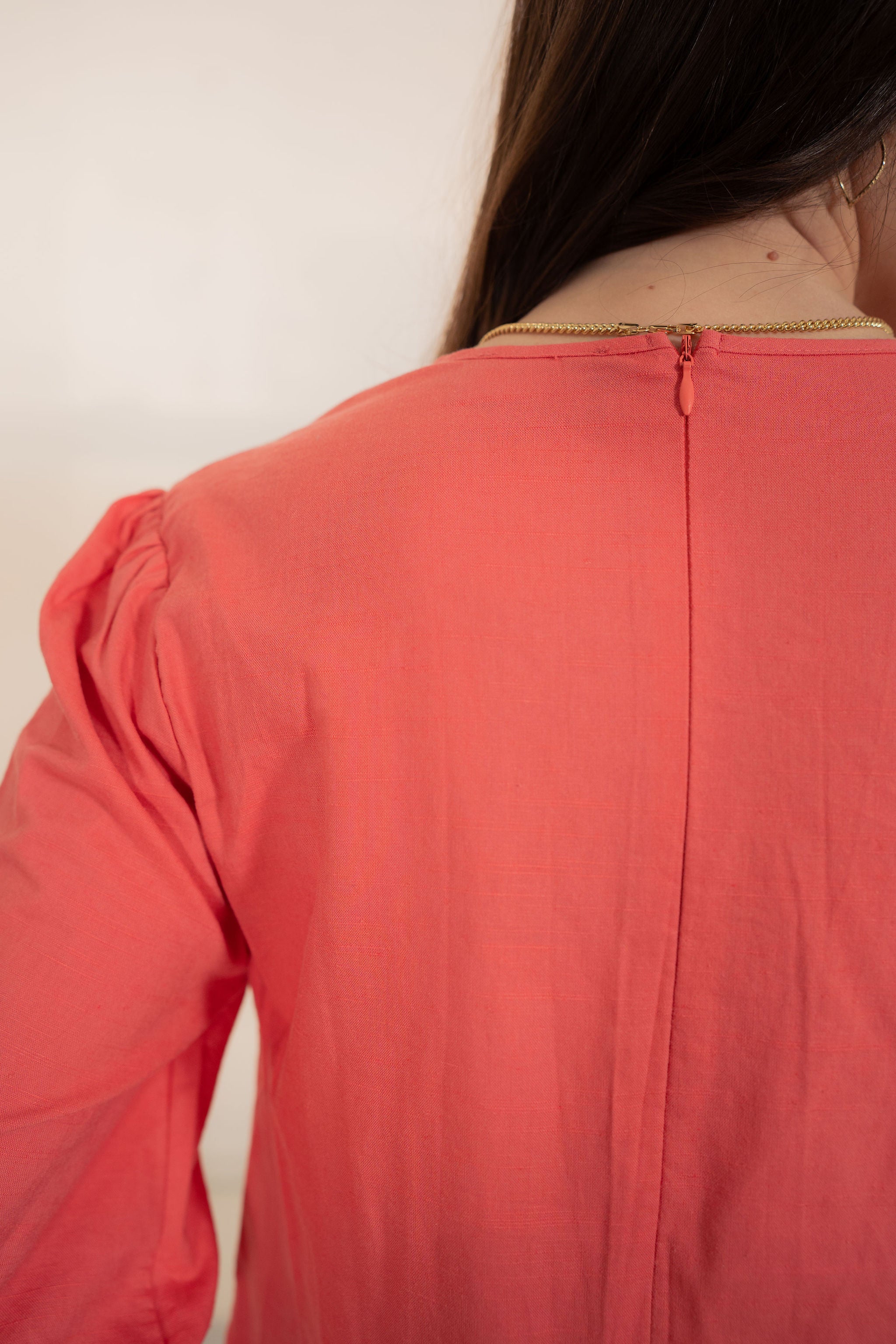 A-line Linen pocket dress