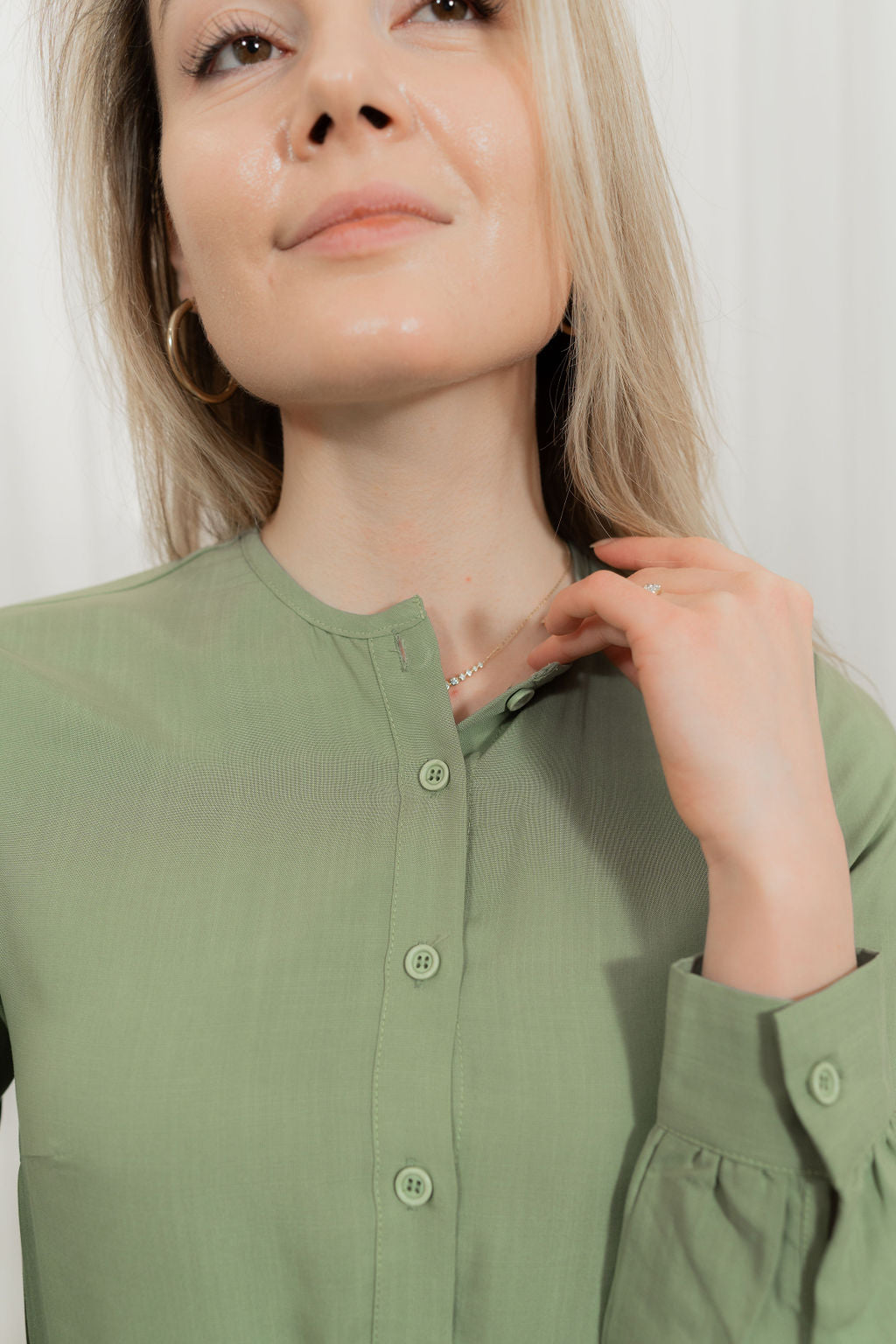 High low drawstring dress