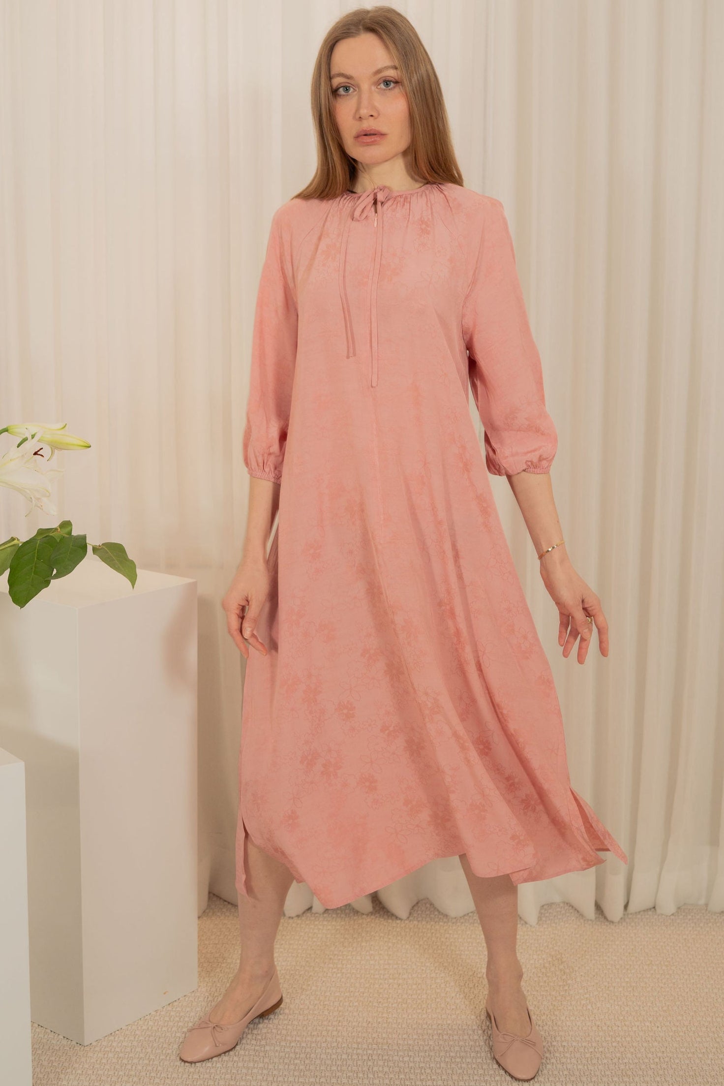Flow essence rose dress - Peach