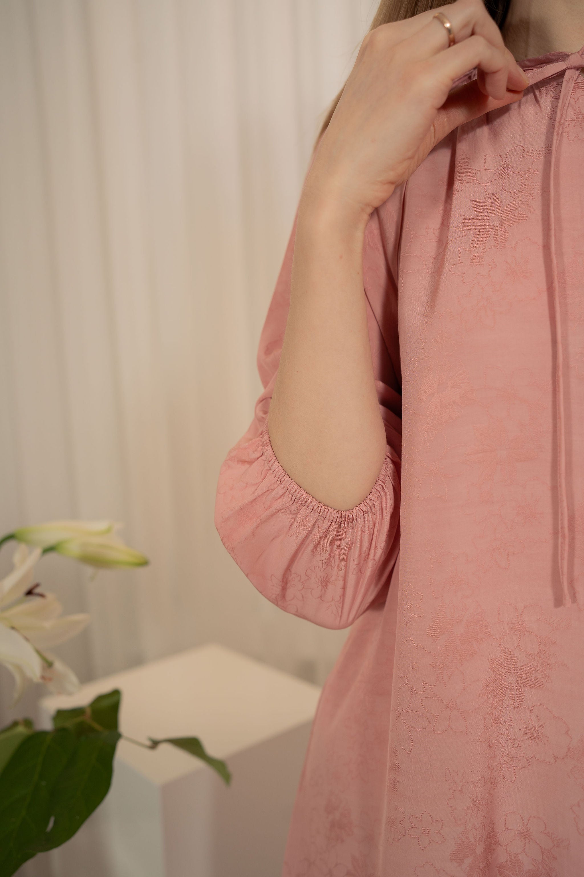 Flow essence rose dress - Peach