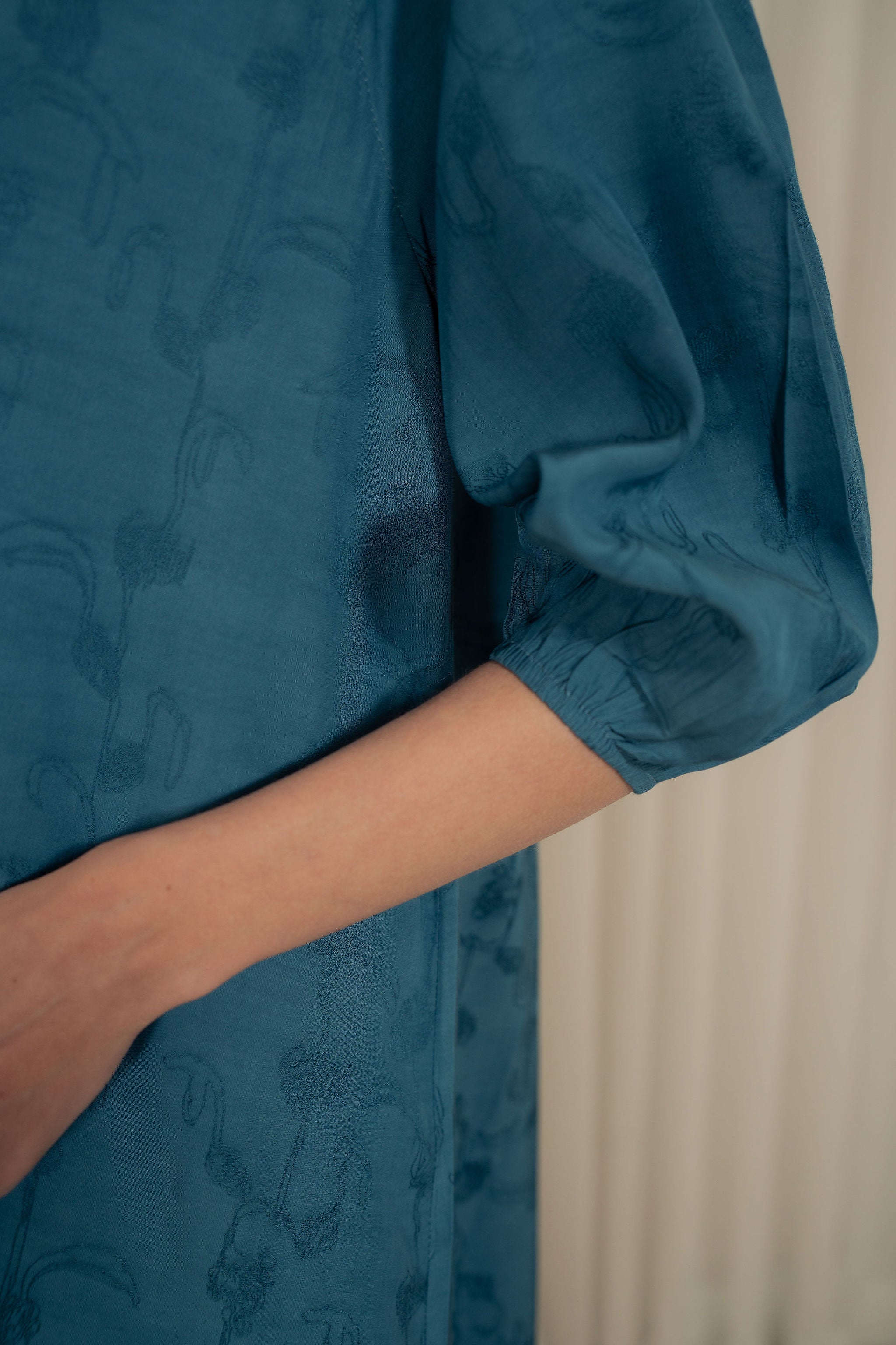 Flow essence rose dress - Blue