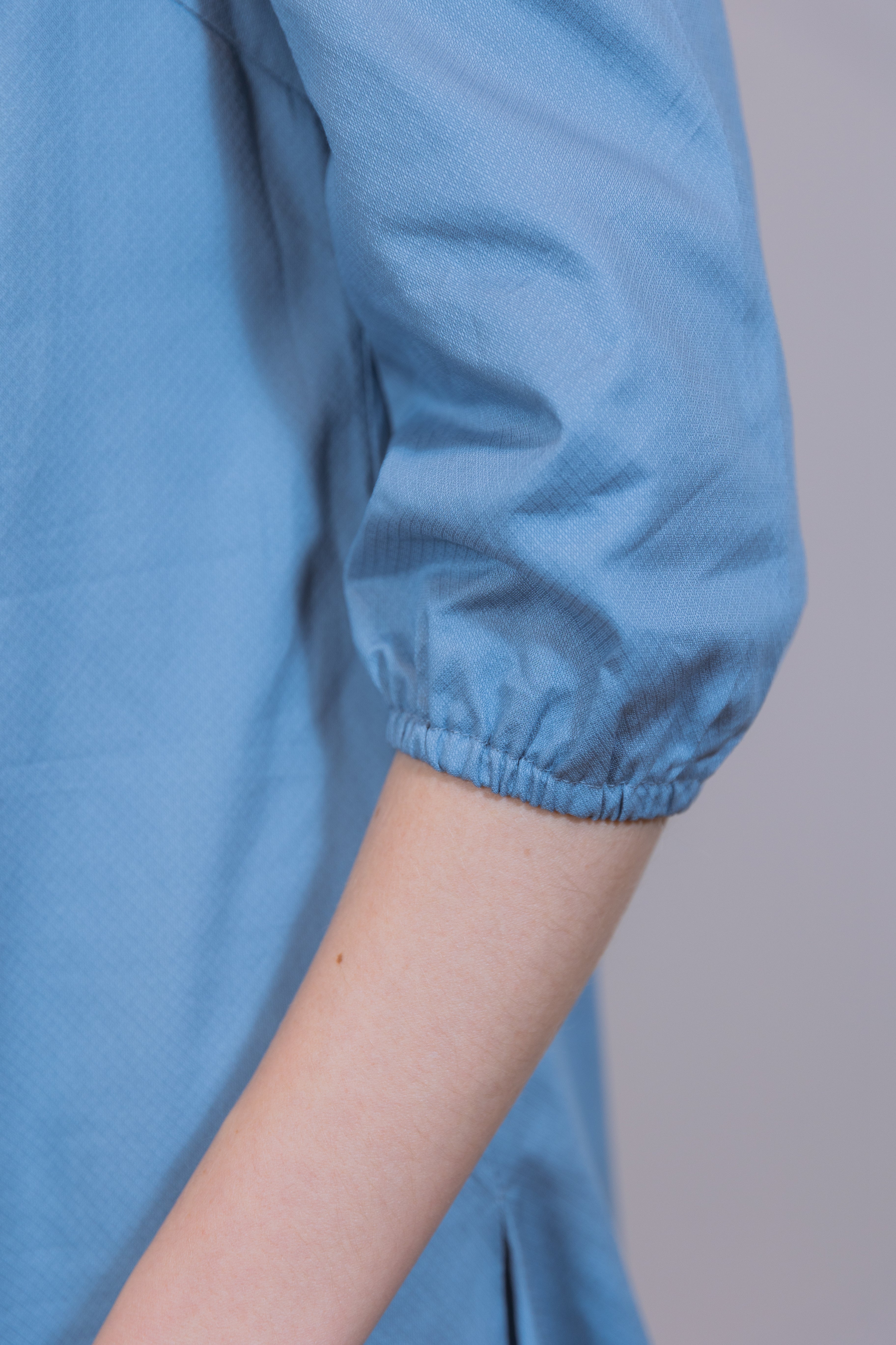 Cotton Godet Blue dress