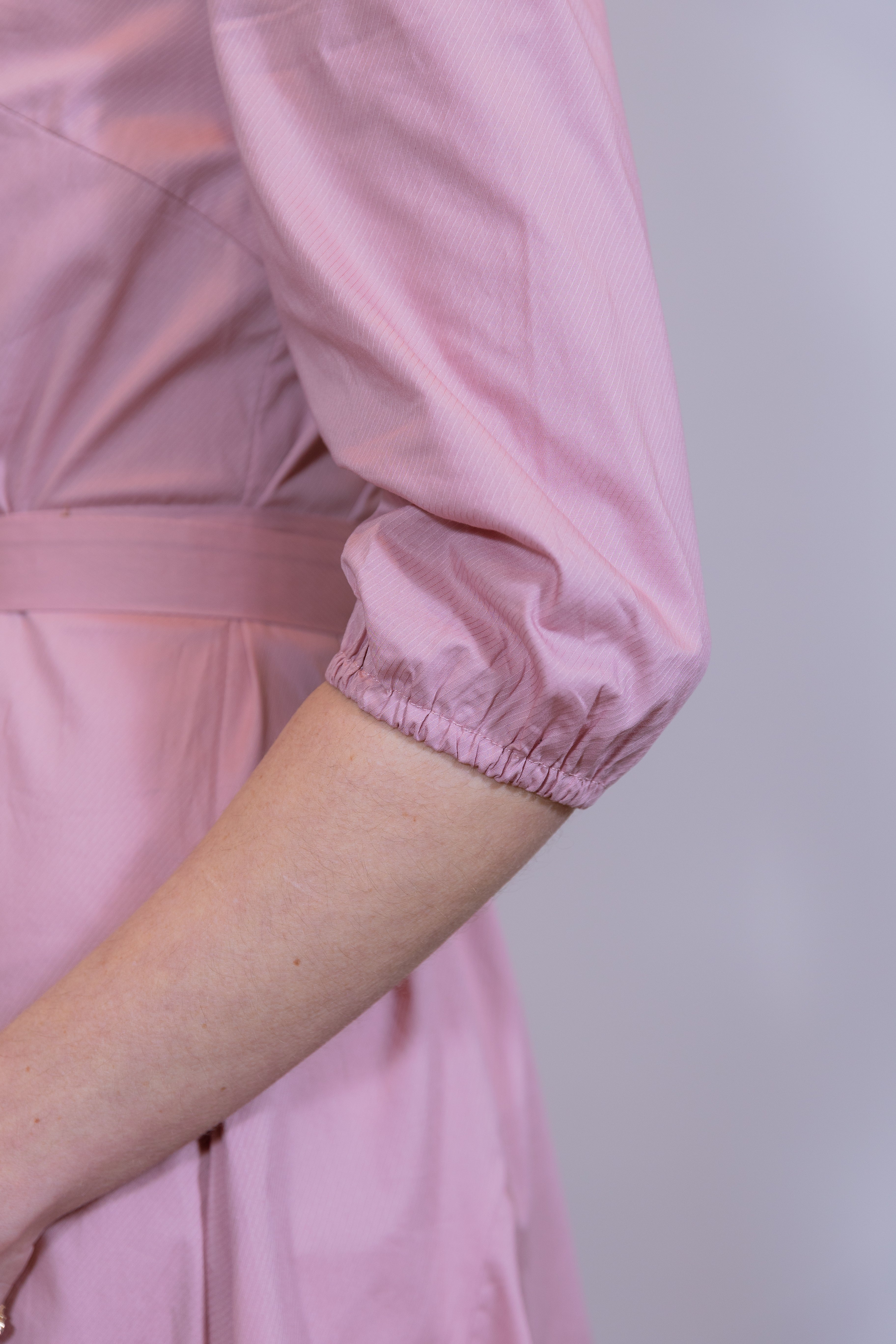 Cotton Godet Pink dress