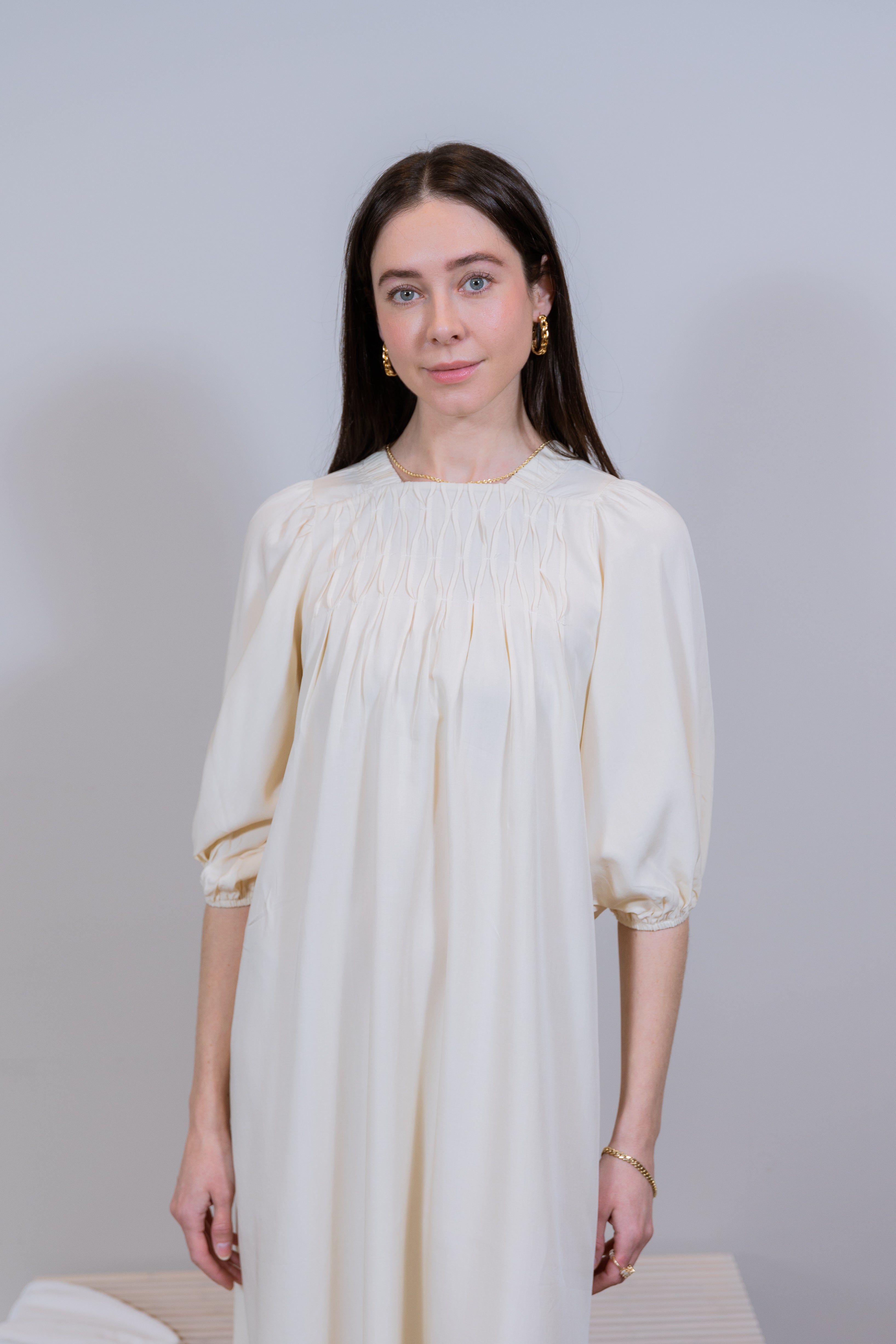 Smock Cream dress