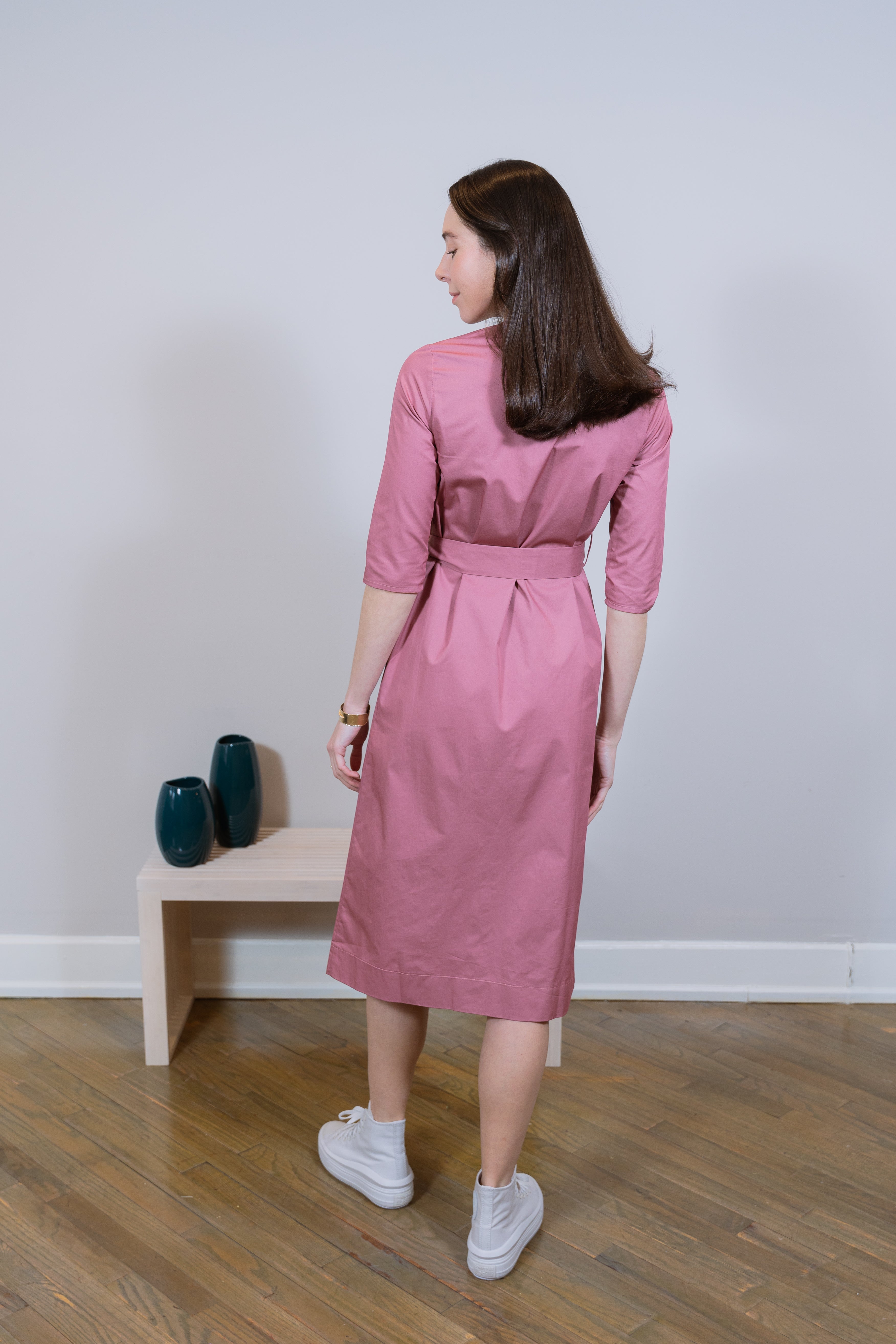 Cotton buttons down Dusty Dose dress