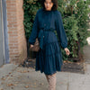Willow Chiffon dress - Teal