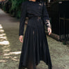 Angled Elegance Dress - Black