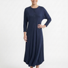 Maxi Basic Dress - Navy