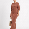 Basic Maxi Skirt - Brandy