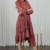 Satin scrunched wrap skirt Dress