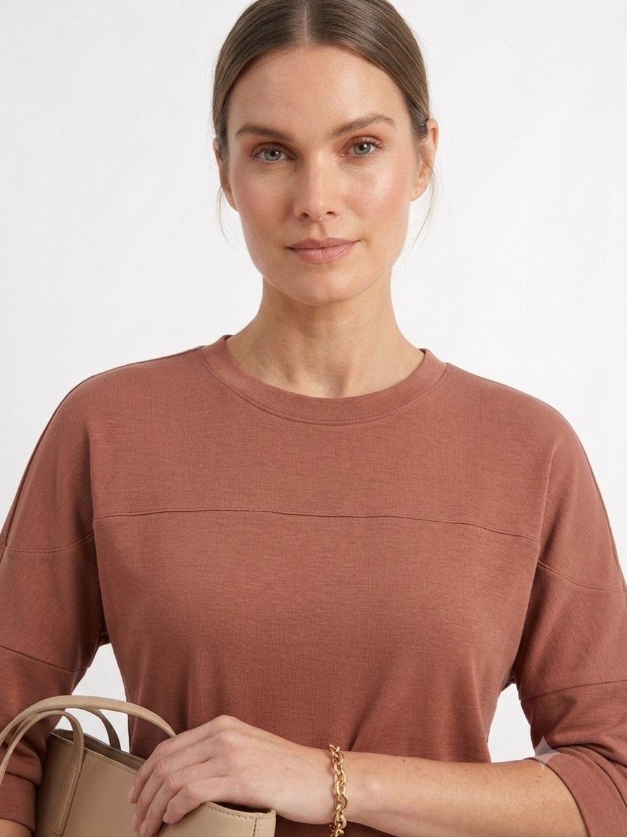 Core Basic T-Shirt - Brandy