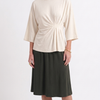 Basic stitch T-Shirt - Cream