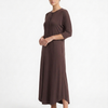 Maxi Basic Dress - Brown