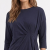 Basic stitch T-Shirt - Navy