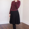 Paneled skirt - Black