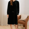 Velvet elegant loose dress