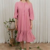 Drop smock Tencel dress