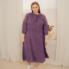 Drawstring Cupro dress