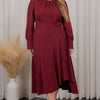 Silky Flare Cherry dress