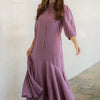 Arden Roundline Dress - Purple